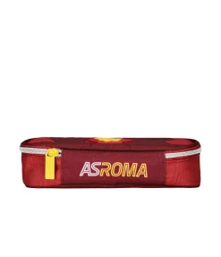 AS Roma Astucci E Penne<Astuccio porta penne rotondo logo lupetto,