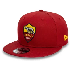 Uomo AS Roma Cappellini E Berretti|Cappellini E Berretti<Cappellino 9Fifty New Era logo Crest , Adulto, Rosso