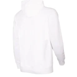 Uomo AS Roma Felpe<Felpa con cappuccio a righe retrò e logo lupetto , Adulto, Bianco