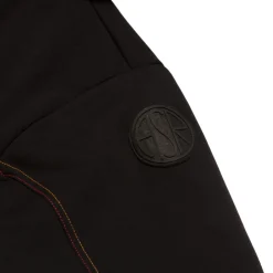 Donna AS Roma Felpe<Felpa con cappuccio cropped logo ASR, Donna, Nero