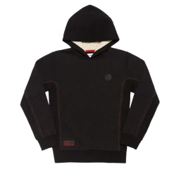 AS Roma Felpe<Felpa con cappuccio logo ASR, Bambini, Nero