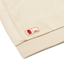 AS Roma Felpe<Felpa con cappuccio logo ASR, Bambini, Crema