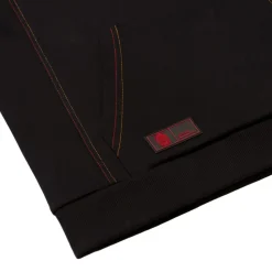 Uomo AS Roma Felpe<Felpa con cappuccio logo ASR, Uomo, Nero