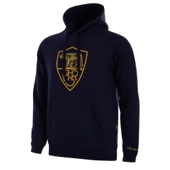 Uomo AS Roma Felpe<Felpa con cappuccio logo Crest Heritage Collection, Uomo, Blu