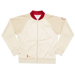 Uomo AS Roma Giacche<Giacca track logo ASR, Uomo, Crema