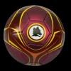 AS Roma Palloni<Pallone da calcio finitura metallizata e Logo Lupo, Taglia 5