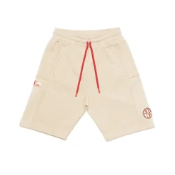 Uomo AS Roma Tute E Pantaloni<Pantaloncini corti logo ASR, Uomo, Crema