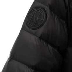 Uomo AS Roma Giacche<Piumino Ultralight 100gr , logo ASR, Adulto, Nero