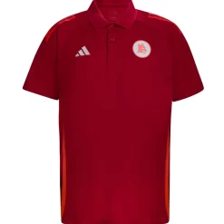 Uomo AS Roma T-shirts E Polo<Polo Allenamento Coach , Rossa, Uomo