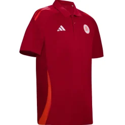 Uomo AS Roma T-shirts E Polo<Polo Allenamento Coach , Rossa, Uomo