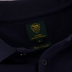 Uomo AS Roma T-shirts E Polo<Polo Heritage , Adulto, Blu