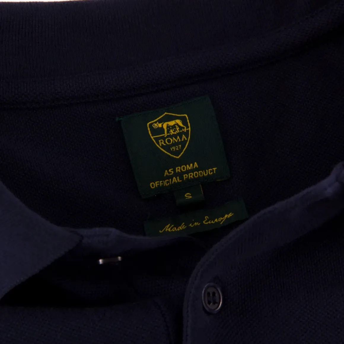 Uomo AS Roma T-shirts E Polo<Polo Heritage , Adulto, Blu