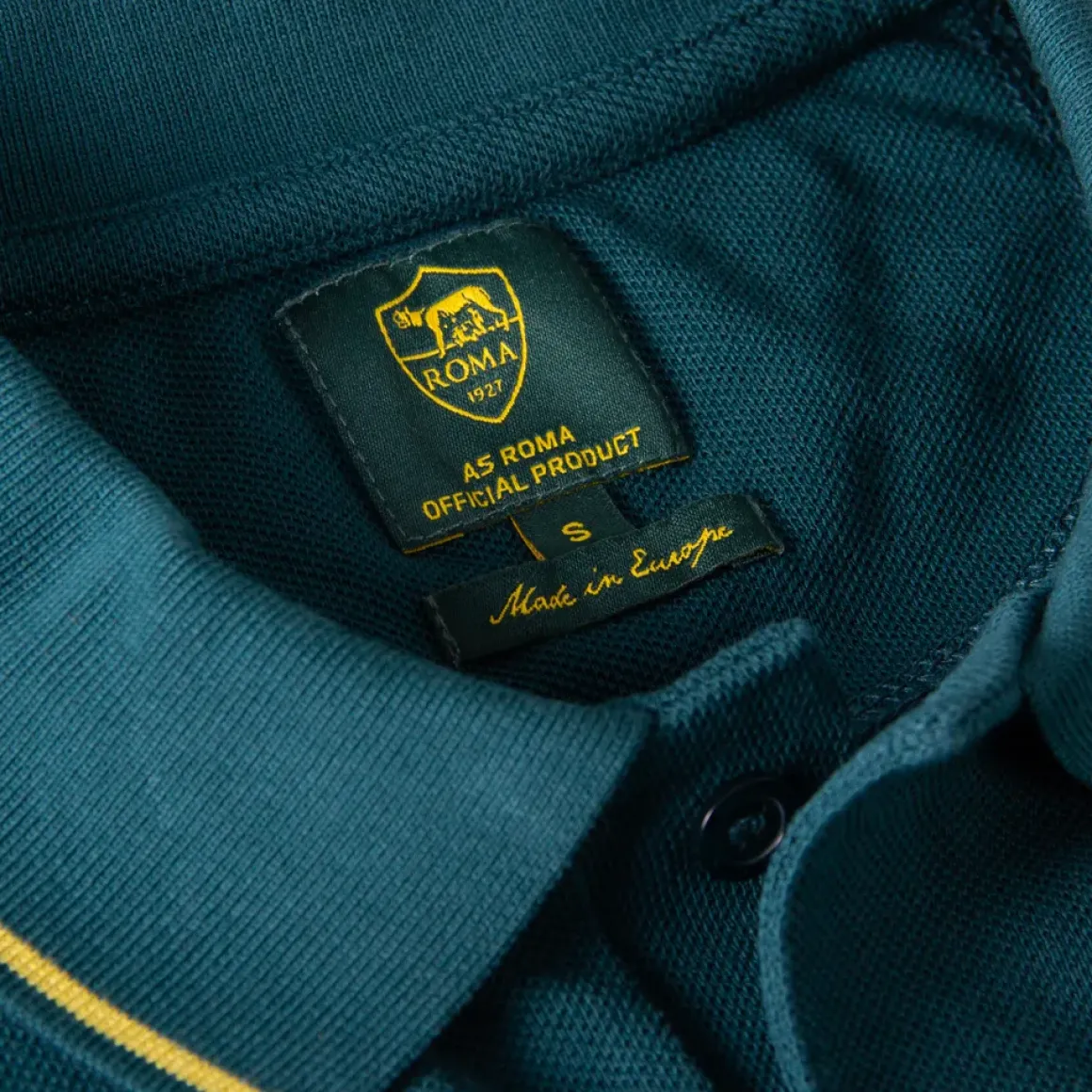 Uomo AS Roma T-shirts E Polo<Polo Heritage , Adulto, Verde