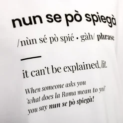 Uomo AS Roma T-shirts E Polo<Rome is More - T-Shirt ‘Nun se pò spiegà"