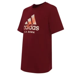 Uomo AS Roma T-shirts E Polo<T-shirt con Logo Adidas, Rosso