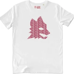 Uomo AS Roma T-shirts E Polo<T-Shirt Lupetto Logo Collection, Bianco