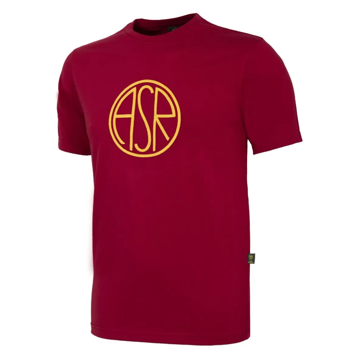 Uomo AS Roma T-shirts E Polo<T-shirt Heritage Logo , Adulto, Rosso