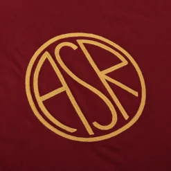 Uomo AS Roma T-shirts E Polo<T-shirt Heritage Logo , Adulto, Rosso