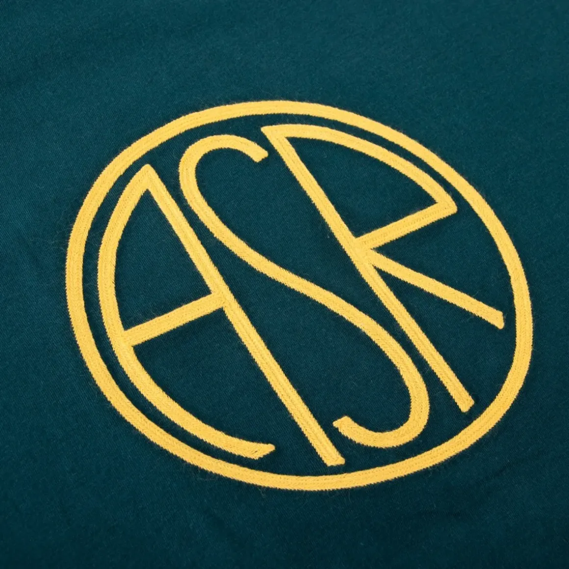 Uomo AS Roma T-shirts E Polo<T-shirt Heritage Logo , Adulto, Verde