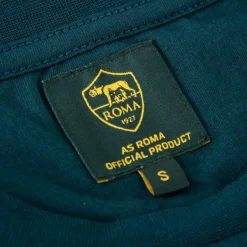 Uomo AS Roma T-shirts E Polo<T-shirt Heritage Logo , Adulto, Verde